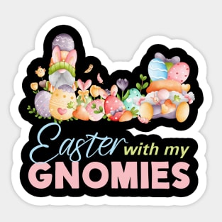 Easter With My Gnomies Sticker